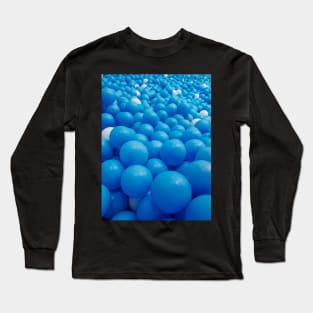 Blue balls pattern design Long Sleeve T-Shirt